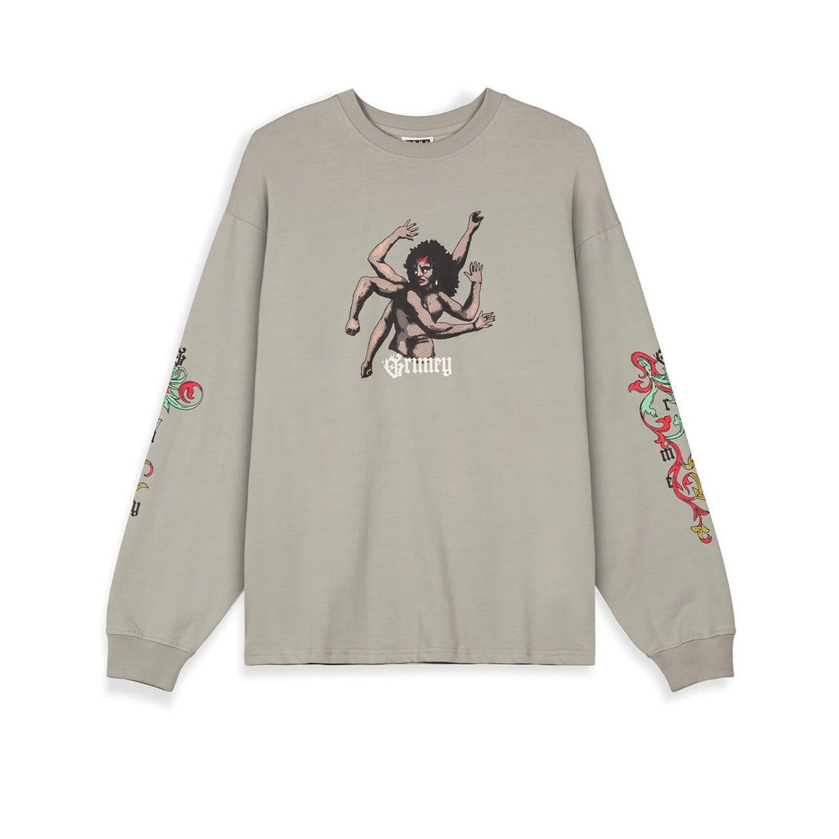 Playera Grimey Grmy Long Sleeve Tee Unisex Grey – Fury Shop mx